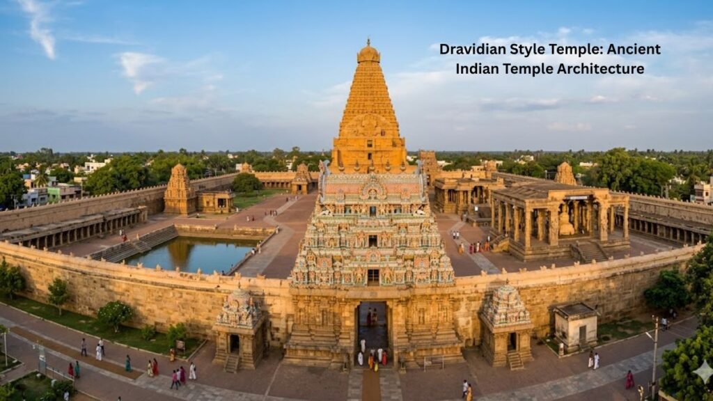 Dravidian Style Temple Ancient Indian Temple Architecture