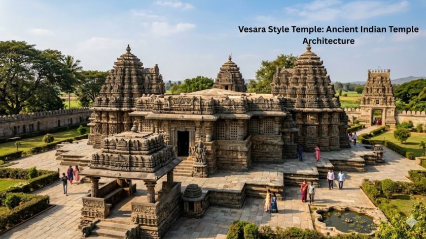 Vesara Style Temple Ancient Indian Temple Architecture