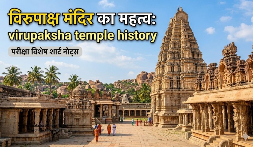 virupaksha temple history hampi architecture notes