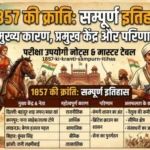 1857 ki kranti: सम्पूर्ण इतिहास, मुख्य कारण, प्रमुख केंद्र और परीक्षा उपयोगी नोट्स