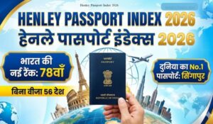 Henley Passport Index 2026: भारत की रैंकिंग में बड़ा बदलाव, देखें दुनिया के सबसे शक्तिशाली पासपोर्ट की लिस्ट