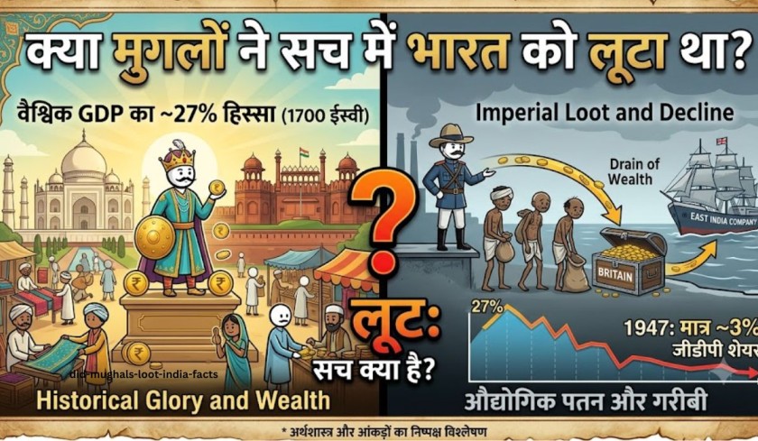 did-mughals-loot-india-facts-in-hindi