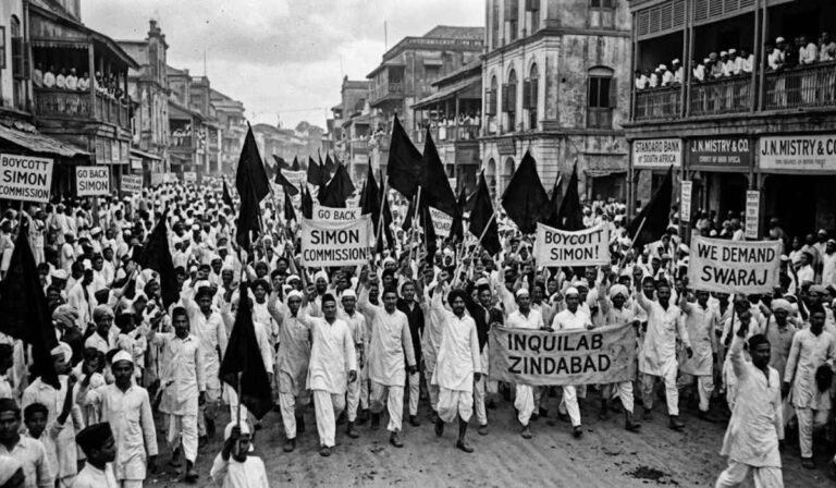 1928 me Simon Go Back virodh pradarshan aur Simon Commission ka bahishkar